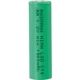 ANSMANN ANS MX 2312-0003 - Celda industrial, NiMH, AA (Mignon), 1,2 V, 2100 mAh, Flat Top