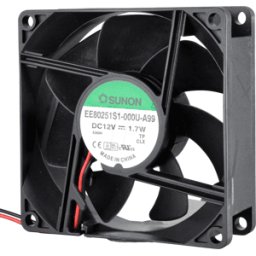 SUNON FAN-8025 12V - Ventilador, 12 V CC, 80 x 80 x 25 mm, rpm: 3200