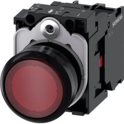 SIEMENS ACT02 0AB20-1CA0 - Pulsador luminoso, 1 NC, rojo, redondo