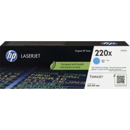 HEWLETT PACKARD TONER W2201X - Tóner HP, cian, 220X, original