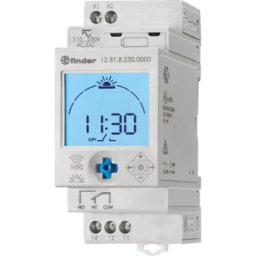 FINDER FIN 12.81.8 - Tipo 12,81 - Interruptor astro digital