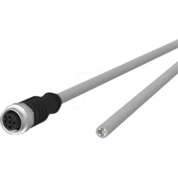 METZ CONNECT MC 142MIA20010 - Cable de sensor, M12, 4 polos, KU > extremo abierto, 1 m