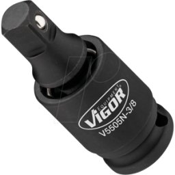 VIGOR VI V5505N-3/8 - Llave de impacto, pieza articulada, V5505N-3/8
