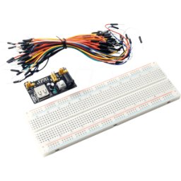 FREI BREADBOARD SET1 - Juego de placas experimentales, 830 contactos, módulo de