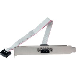 STARTECH.COM ST PLATE9M16 - Panel de ranura 1x DB-9 > 1x IDC