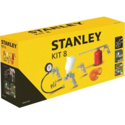 STANLEY TOOLS VEL W9045671STN - Juego de aire comprimido, 8 piezas