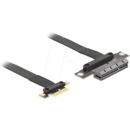 DELOCK 81495 - Tarjeta elevadora PCI Express 3.0 x1 macho a ranura x4 con cable