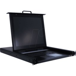 INTER-TECH KVM KONSOLE1708N - Consola KVM 19 pulgadas, TFT 17" con teclado