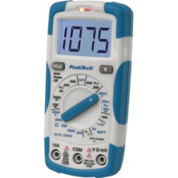 PEAKTECH 1075 - Multímetro, digital, 1999 recuentos, detector de tensi&oa
