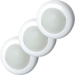 MÜLLER LICHT MLI 27700104 - Luz led móvil Alio Push, 4000 K, 3x, blanco, mando a dist