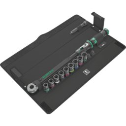 WERA 05075681001 - Llave dinamométrica, Set Click-Torque C3 Set 2, 11 piezas