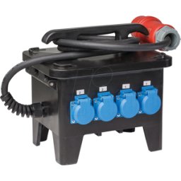 AS SCHWABE AS-SCHWABE 60554 - Distribuidor de corriente para obras CEE móvil M3 32 a, 2