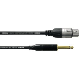 CORDIAL CCM-FP 5,0SW - Cable de micrófono, acoplamiento XLR/ conector jack mono,