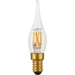 SCHIEFER LIGHTING SCHILX1423228591 - Lámpara LED E14, 1,8 W, 100 lm, 2000 K, filamento, regulable