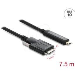 DELOCK 83629 - Cable óptico activo USB 10 Gbps USB Type-C™ macho > USB 10 Gbps