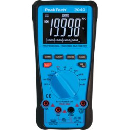 PEAKTECH 2040 - Multímetro, digital, 20 000 recuentos, TRMS, USB