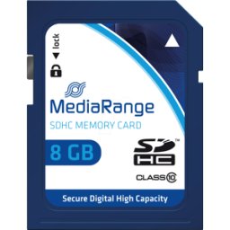 MR 962 - Tarjeta de memoria SDHC 8GB, MediaRange clase 10