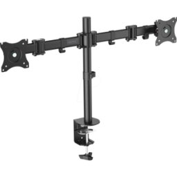 DIGITUS DA-90349 - Soporte para monitor, 2 pantallas, 15 - 27", montaje en mesa