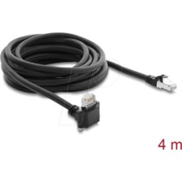DELOCK 80967 - Cable de cámara GigE RJ45 / RJ45, 90°, CAT.6, S/FTP, 4 m.