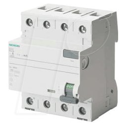 SIEMENS FI 3344 6KL - Interruptor diferencial, 40 A, 30 mA, tetrapolar