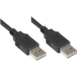 GOOD CONNECTIONS GC 2212-EU010 - Cable USB 2,0, FÁCIL Un macho a Un macho, 1 m..