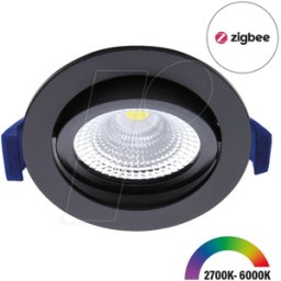 ECODIM ECO-DIM 10080 - Proyector EMPOTRABLE LED, Zigbee, regulable, 6 W, 450 lm, RGBW,