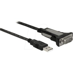 DELOCK 66323 - Cable convertidor USB 2.0 tipo a a RS-232, 4 m