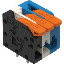 WAGO 2601-1103SP - Terminal Ethernet de par único, 3 pines, 1,5 mm²