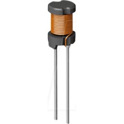 FASTRON L-05HCP 10µ - Inductividad de pie, 05HCP, ferrita, 10 micra