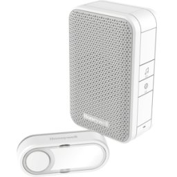 HONEYWELL HOME HONEY DC311S - Gong inalámbrico con botón de timbre, blanco