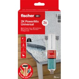 FISCHER BEFESTIGUNGSSYSTEME FD 570403 - GOW Multipack Power Adhesive 25ml, 2 piezas
