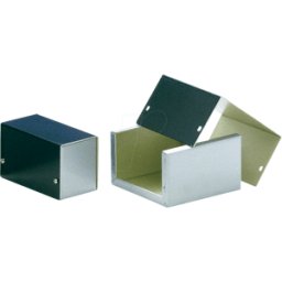 TEKO 381 - Carcasa de aluminio, 53 x 160 x 70 mm, plata