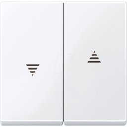 MERTEN ME SM 432425 - Sistema M, balancín para persiana, blanco activo brillant