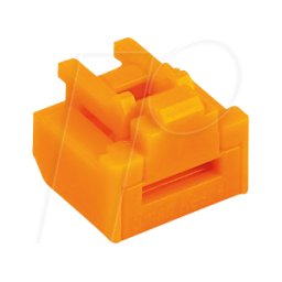 SMARTKEEPER SK NL03P1OR - Cerradura de puerto, RJ45, 12 piezas, naranja