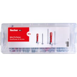 FISCHER BEFESTIGUNGSSYSTEME FD 560097 - MiniFixTainer - DuoPower + FPF S, 95 piezas