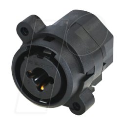 REAN RCJ9FI-H0 - XLR receptáculo de 3 pines combinado con conector jack es