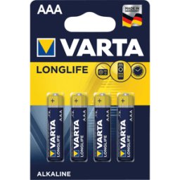 VARTA LL4 MICRO - Larga duración extra, pila alcalina, AAA (Micro), paquete