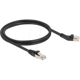 DELOCK 80608 - Cable de red RJ45 Cat.6A S/FTP macho 45° en ángulo izquierdo a m