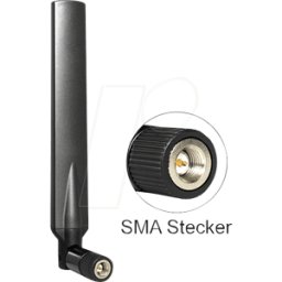 DELOCK 88451 - Antena, 4G, conector macho SMA, articulación basculante,