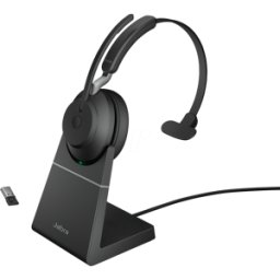 JABRA JA 26599-889-989 - Auriculares, Evolve2 65, Link 390a, UC, Mono, incl. estación de