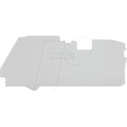 WAGO 2116-1291 - Placa final e intermedia, 1 mm de grosor, gris