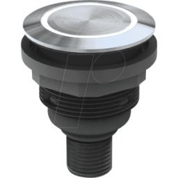 SCHLEGEL SVATLRRI1101C005 - Pushbutton - 1 S, Power, steel, LED-Ring red