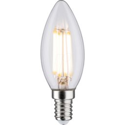 PAULMANN PLM 29075 - Lámpara de filamento LED E14, 5,9 W, 806 lm, 2700 K, regu