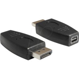 DELOCK 65237 - Adaptador DisplayPort, conector DP 1.2 a conector hembra Mini DP