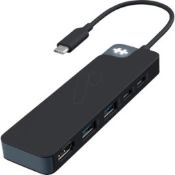 HYPER HD4101 SW - Puerto replicador/estación de acoplamiento, USB-C, 5 puer