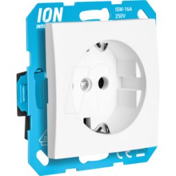ION INDUSTRIES ION 10302014 - Enchufe de pared RA E1 Alpine blanco