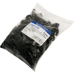 LOGILINK MP0006 - Funda de protección de pandeo modular de 100 uds. negro