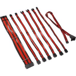 KOLINK 05723 - Juego de cables Kolink Core Pro 12V-2x6 Tipo 2 - negro/rojo