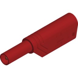 HIRSCHMANN TEST & MEASUREMENT LAS S WS2 RT - Conector de seguridad, 4 mm, 1000 V, Au, rojo