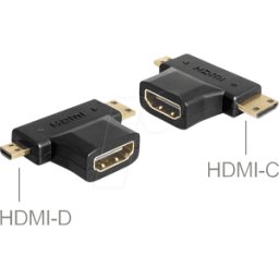 DELOCK 65446 - Adaptador, conector HDMI a conector HDMI